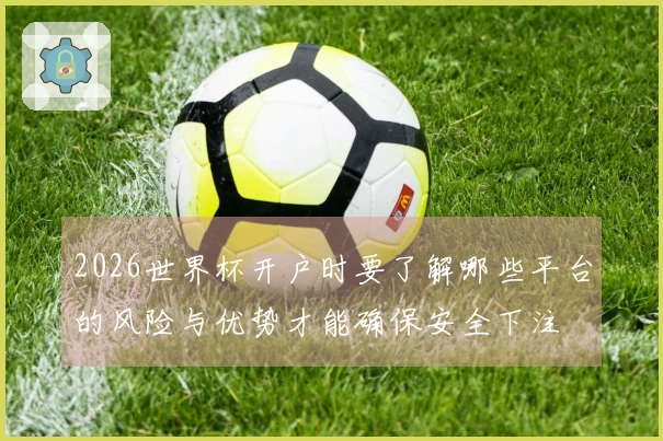 2026世界杯开户时要了解哪些平台的风险与优势才能确保安全下注